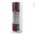 Colonne De Cuisine N1616 Fourmo Encastrable Niche 3638 Keria Aubergine 2 Portes L60 X H217 X P58 Cm