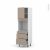 Colonne De Cuisine N1658 Four Encastrable Niche 60 Ginko Taupe 1 Porte 3 Tiroirs L60 X H195 X P58 Cm