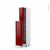 Colonne De Cuisine N1926 Armoire De Rangement Ivia Rouge 4 Paniers Plateaux L40 X H195 X P58 Cm