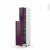 Colonne De Cuisine N1926 Armoire De Rangement Keria Aubergine 4 Paniers Plateaux L40 X H195 X P58 Cm