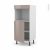 Colonne De Cuisine N21 Four Encastrable Niche 45 Keria Moka 1 Porte L60 X H125 X P58 Cm