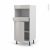 Colonne De Cuisine N21 Mo Encastrable Niche 3638 Ivia Gris 1 Porte 1 Tiroir L60 X H125 X P58 Cm