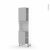 Colonne De Cuisine N2121 Four Encastrable Niche 45 Hoda Beton 2 Portes L60 X H195 X P37 Cm