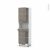 Colonne De Cuisine N2121 Mo Encastrable Niche 3638 Stilo Noyer Naturel 2 Portes 1 Tiroir L60 X H195 X P37 Cm