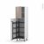 Colonne De Cuisine N2127 Armoire De Rangement Keria Moka 8 Paniers Plateaux L60 X H195 X P58 Cm