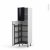 Colonne De Cuisine N2127 Armoire De Rangement Keria Noir 8 Paniers Plateaux L60 X H195 X P58 Cm