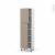 Colonne De Cuisine N2127 Armoire Etagere Ginko Taupe 2 Portes L60 X H195 X P37 Cm