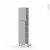 Colonne De Cuisine N2127 Armoire Etagere Hoda Beton 2 Portes L60 X H195 X P37 Cm