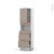 Colonne De Cuisine N2157 Mo Encastrable Niche 3638 Ginko Taupe 1 Porte 3 Tiroirs L60 X H195 X P37 Cm