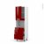 Colonne De Cuisine N2158 Four Encastrable Niche 45 Ivia Rouge 1 Porte 3 Tiroirs L60 X H195 X P58 Cm