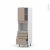 Colonne De Cuisine N2159 Four Encastrable Niche 45 Ginko Taupe 1 Porte 4 Tiroirs L60 X H195 X P58 Cm