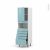 Colonne De Cuisine N2159 Mo Encastrable Niche 3638 Keria Bleu 1 Porte 5 Tiroirs L60 X H195 X P58 Cm