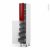 Colonne De Cuisine N2326 Armoire De Rangement Ivia Rouge 4 Tiroirs A L Anglaise L40 X H217 X P58 Cm