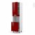 Colonne De Cuisine N2416 Four Encastrable Niche 60 Ivia Rouge 1 Porte 1 Porte Coulissante L60 X H217 X P58 Cm