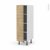 Colonne De Cuisine N26 Armoire Etagere Hosta Chene Naturel 1 Porte L40 X H125 X P58 Cm