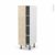 Colonne De Cuisine N26 Armoire Etagere Stilo Noyer Blanchi 1 Porte L40 X H125 X P58 Cm