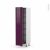 Colonne De Cuisine N2619 Armoire De Rangement Keria Aubergine 6 Paniers Plateaux L40 X H195 X P58 Cm