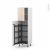 Colonne De Cuisine N27 Armoire De Rangement Ikoro Chene Clair 8 Paniers Plateaux L60 X H195 X P58 Cm