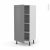 Colonne De Cuisine N27 Armoire Etagere Filipen Gris 1 Porte L60 X H125 X P58 Cm