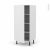 Colonne De Cuisine N27 Armoire Etagere Ginko Blanc 1 Porte L60 X H125 X P58 Cm