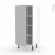 Colonne De Cuisine N27 Armoire Etagere Hoda Beton 1 Porte L60 X H125 X P58 Cm