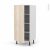 Colonne De Cuisine N27 Armoire Etagere Ikoro Chene Clair 1 Porte L60 X H125 X P58 Cm