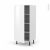 Colonne De Cuisine N27 Armoire Etagere Ipoma Blanc Brillant 1 Porte L60 X H125 X P58 Cm