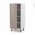 Colonne De Cuisine N27 Armoire Etagere Keria Moka 1 Porte L60 X H125 X P58 Cm