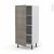 Colonne De Cuisine N27 Armoire Etagere Stilo Noyer Naturel 1 Porte L60 X H125 X P58 Cm