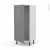 Colonne De Cuisine N27 Armoire Frigo Encastrable Filipen Gris 1 Porte L60 X H125 X P58 Cm