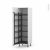 Colonne De Cuisine N2721 Armoire De Rangement Ipoma Blanc Brillant 12 Paniers Plateaux L60 X H195 X P58 Cm