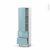 Colonne De Cuisine N2757 Armoire Etagere Keria Bleu 2 Casseroliers L60 X H195 X P37 Cm