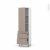 Colonne De Cuisine N2758 Armoire Etagere Ginko Taupe 3 Tiroirs Casserolier L60 X H195 X P37 Cm