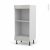 Colonne De Cuisine N3 Fourmo Encastrable Niche 45 Ivia Gris L60 X H125 X P58 Cm