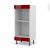 Colonne De Cuisine N3 Fourmo Encastrable Niche 45 Ivia Rouge L60 X H125 X P58 Cm