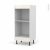 Colonne De Cuisine N3 Fourmo Encastrable Niche 45 Keria Ivoire L60 X H125 X P58 Cm