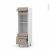 Colonne De Cuisine N559 Fourmo Encastrable Niche 45 Ginko Taupe 1 Abattant 3 Tiroirs L60 X H195 X P58 Cm