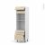 Colonne De Cuisine N559 Fourmo Encastrable Niche 45 Stilo Noyer Blanchi 1 Abattant 3 Tiroirs L60 X H195 X P58 Cm