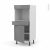 Colonne De Cuisine N56 Four Encastrable Niche 45 Filipen Gris 1 Porte 1 Tiroir L60 X H125 X P58 Cm