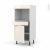 Colonne De Cuisine N56 Four Encastrable Niche 45 Keria Ivoire 1 Porte 1 Tiroir L60 X H125 X P58 Cm