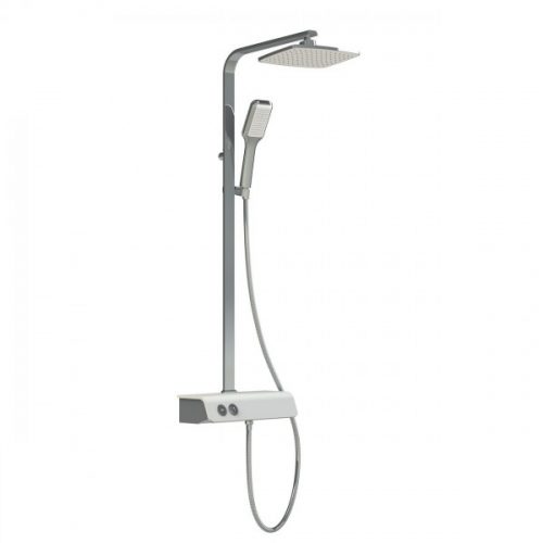 Colonne de Douche Allibert IGUATOUCH Chromé Brillant/Noir 823132