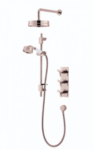 Colonne de douche avec mitigeur encastré Hemsby 300 x 335 x 100 mm Heritage