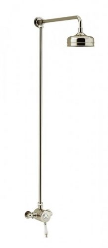 Colonne de douche avec poignées bleues Glastonbury 1140 x 554 x 158 mm Heritage