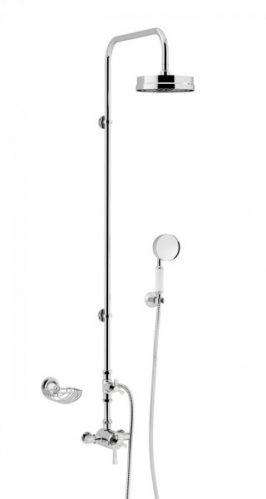 Colonne de douche avec pommeau de douche Gracechurch 1469 x 491 x 200 mm Heritage