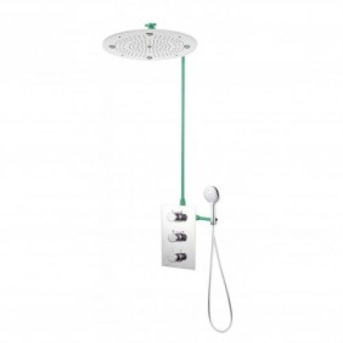 Colonne de douche encastrable plafond avec mitigeur AREZZO