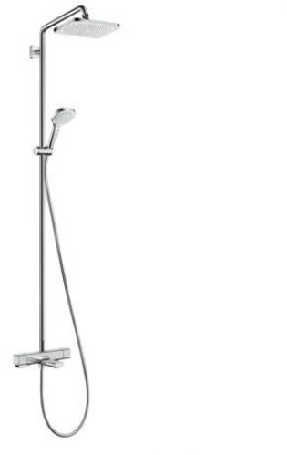 Colonne de Douche Hansgrohe Croma E 280 1jet avec mitigeur thermostatique baignoire Chromé