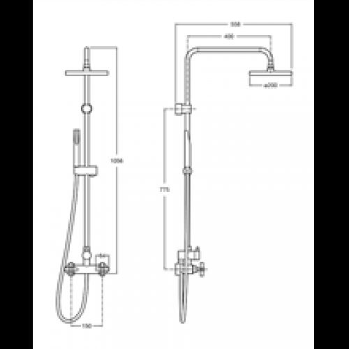 Colonne de douche Loft Roca