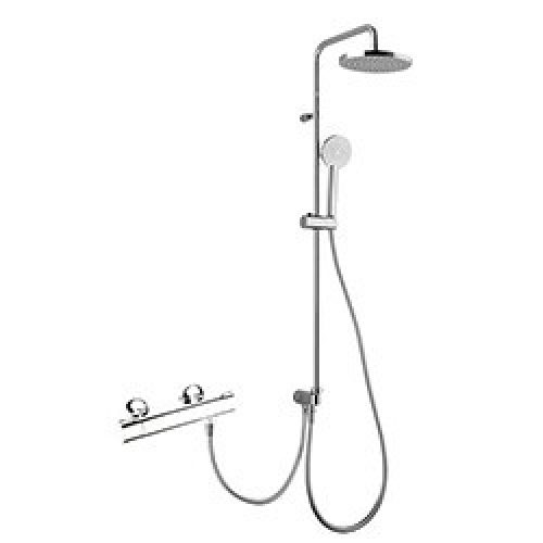 COLONNE DE DOUCHE SOFT SANS ROBINETTERIE DOUCHETTE 3 JETS RONDE – CRISTINA ONDYNA SF10851