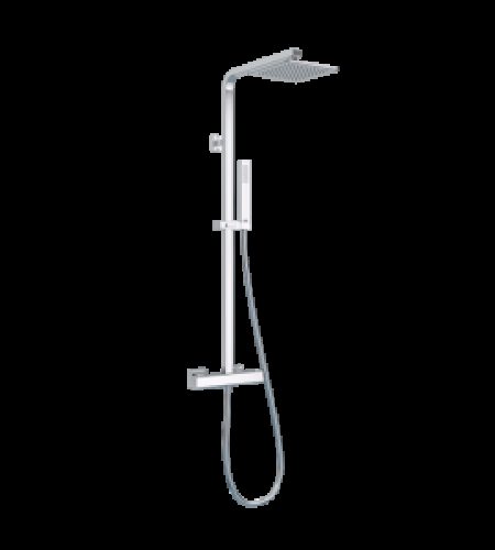 Colonne de douche thermostatique carrée Ponsi BNCOLCQTRM0011