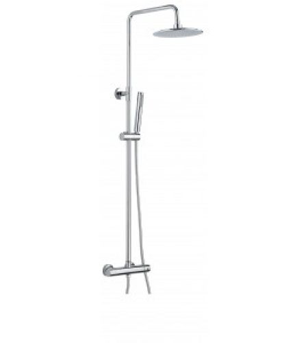 Colonne de douche thermostatique version ronde Damast…